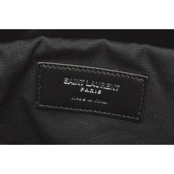 New Saint Laurent YSL 412691 Small Helena Studded Fringed Bucket Crossbody Bag - Picture 5 of 9